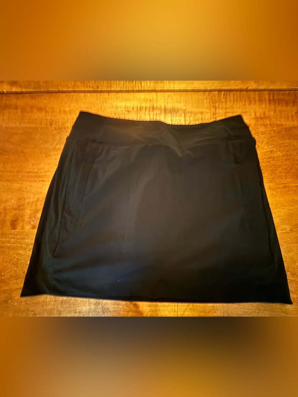 Classic Black Pencil Skort